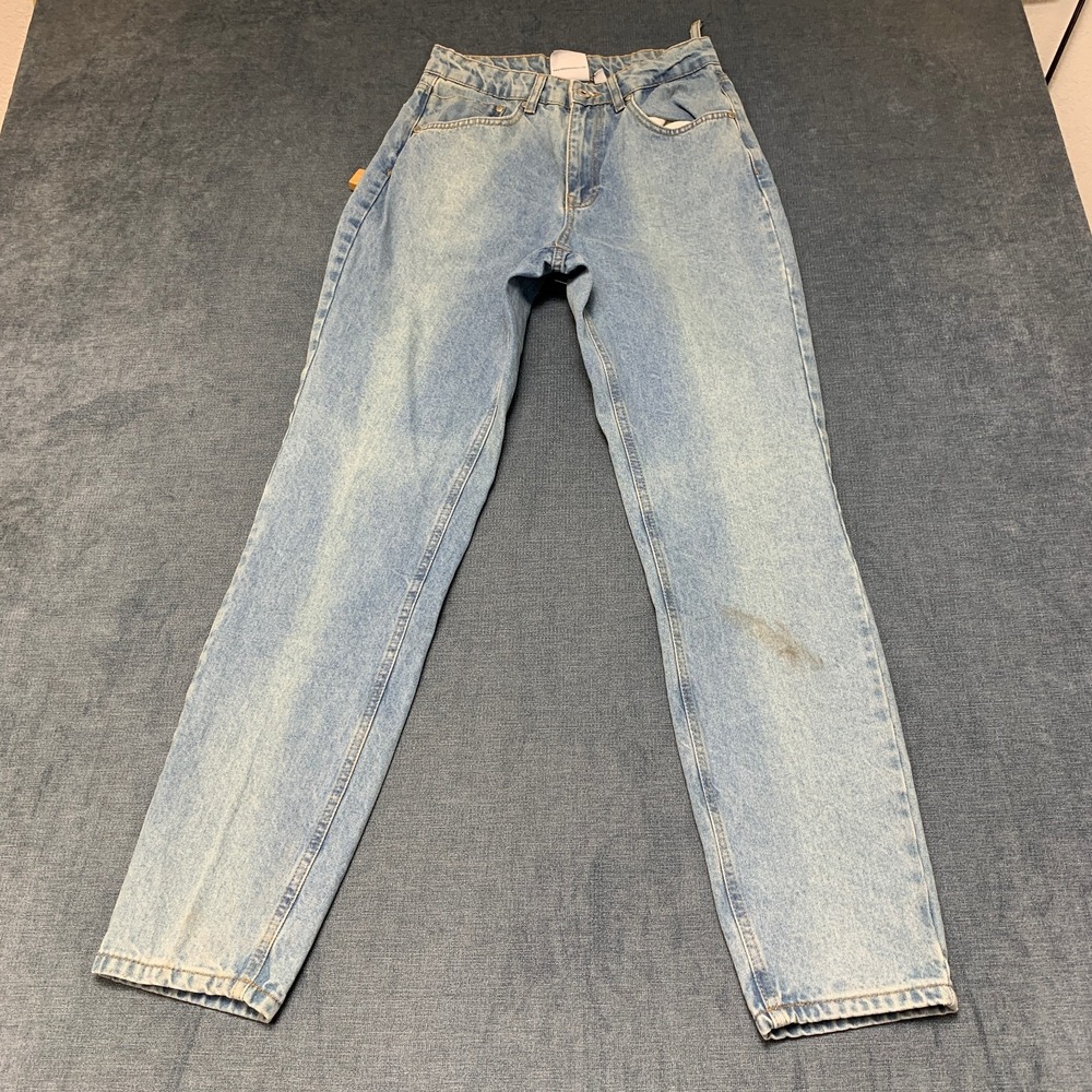 Ragged Jeans Womens 28 Blue Denim Light Wash 5-Pockets Straight Leg Streetwear